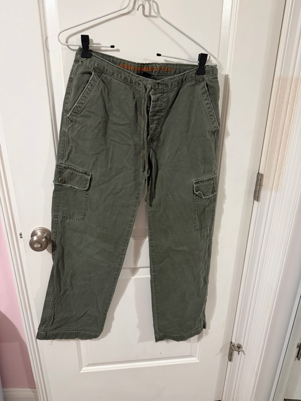 Abercrombie & Fitch Vintage Y2K Low Rise Cargo Pants Size Small